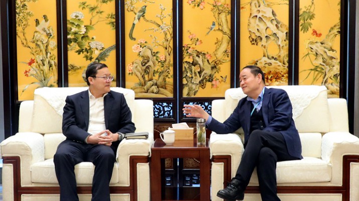 中國銀行甘肅省分行黨委書記、行長王峰一行到訪甘肅文旅集團(tuán)