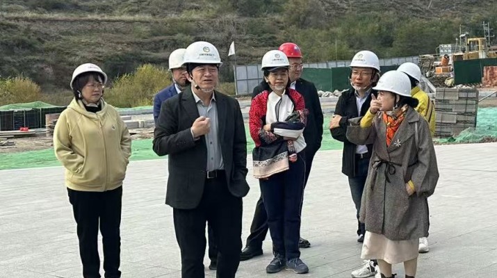 石培文董事長帶隊調研蘭州石佛溝生態(tài)旅游示范區(qū)項目建設工作
